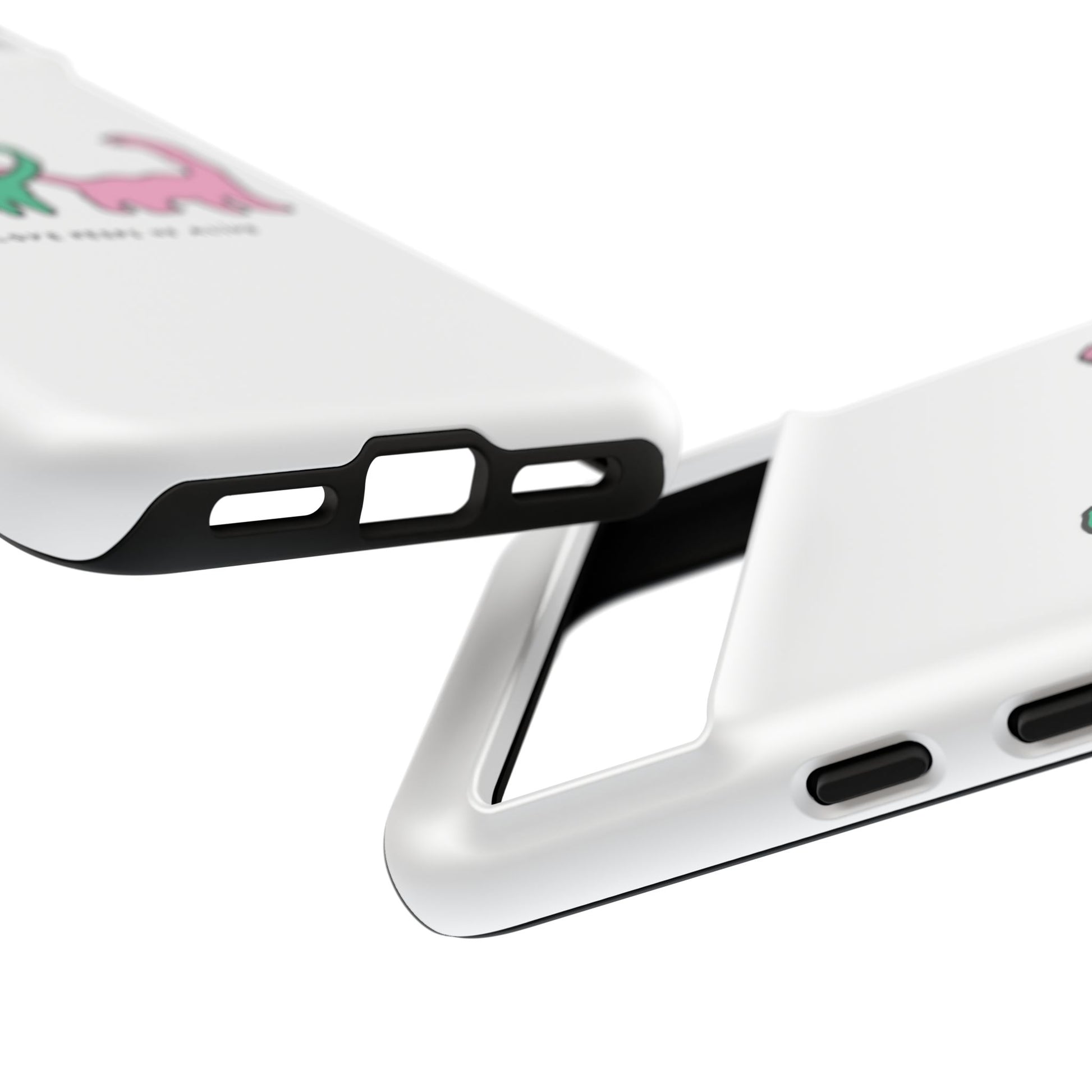 Dino in love phone cases