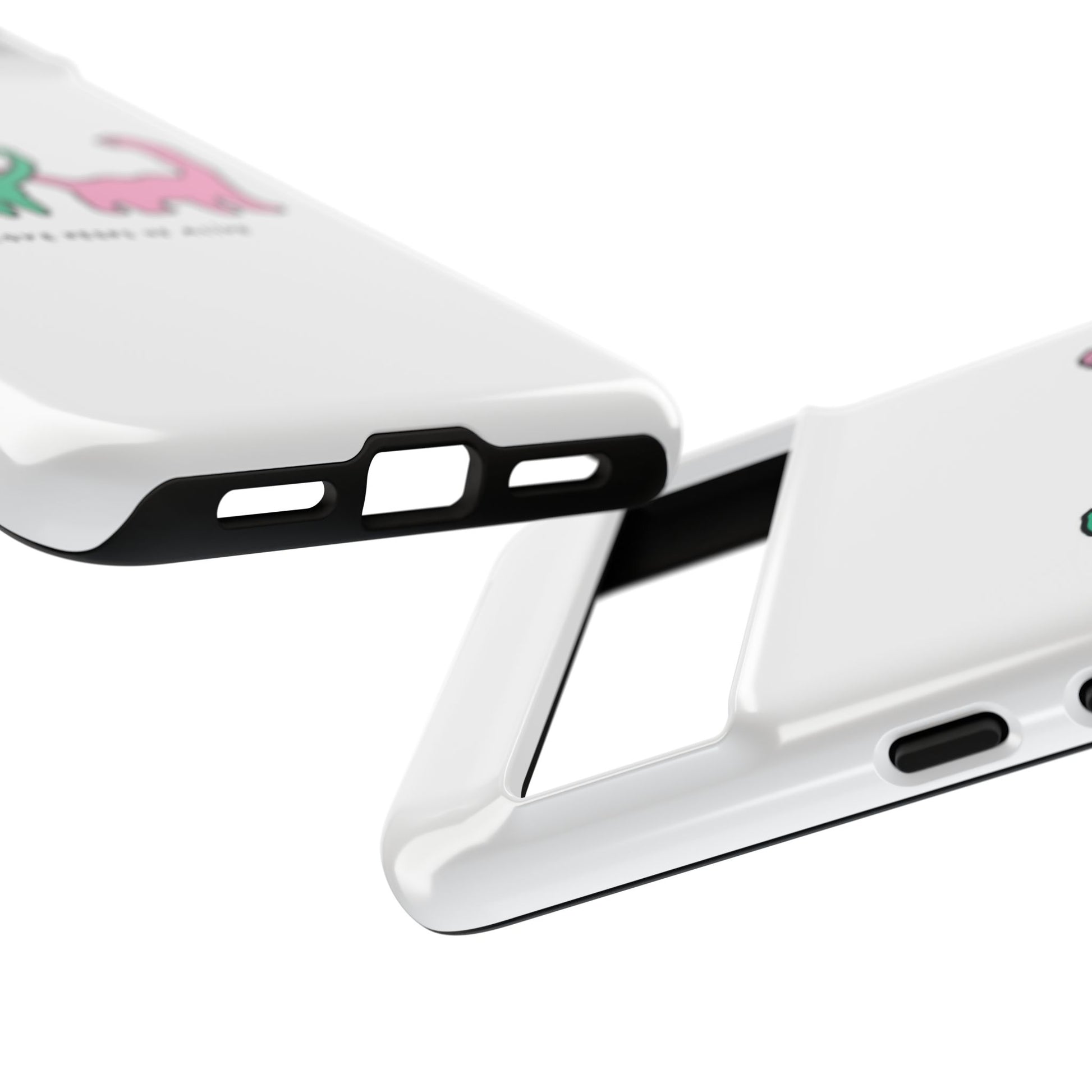 Dino in love phone cases