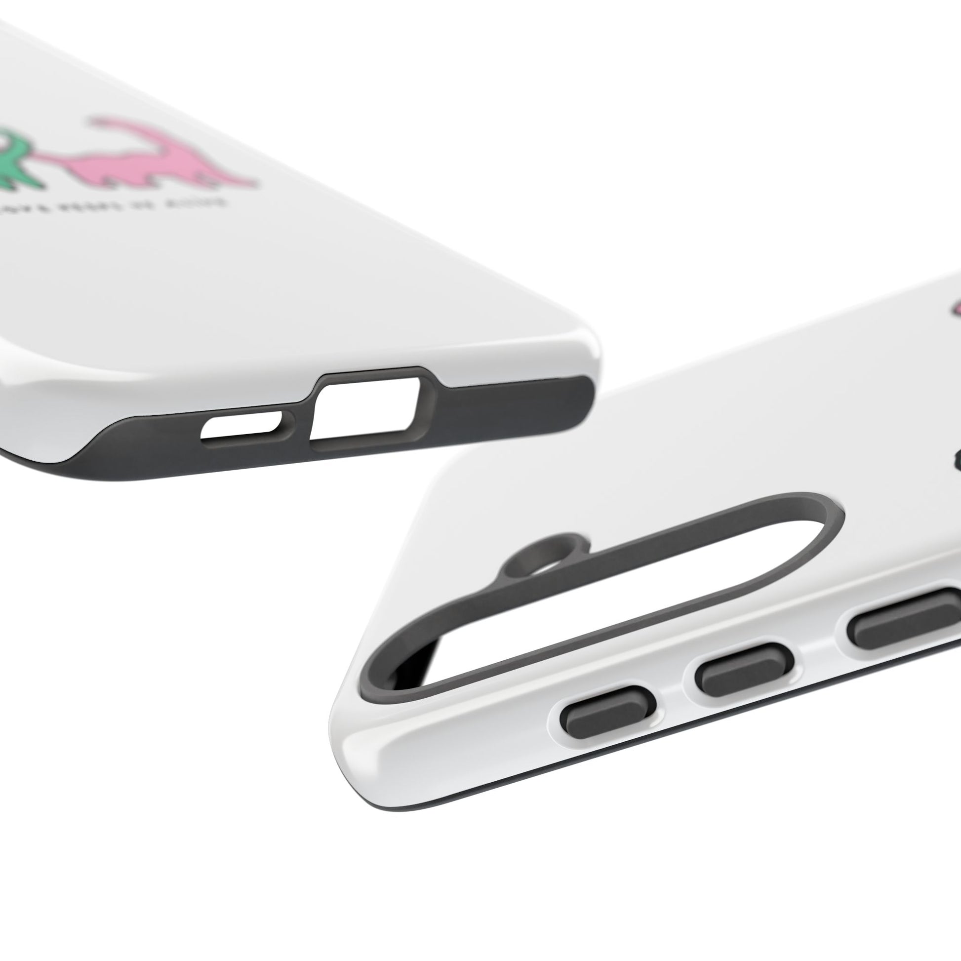 Dino in love phone cases