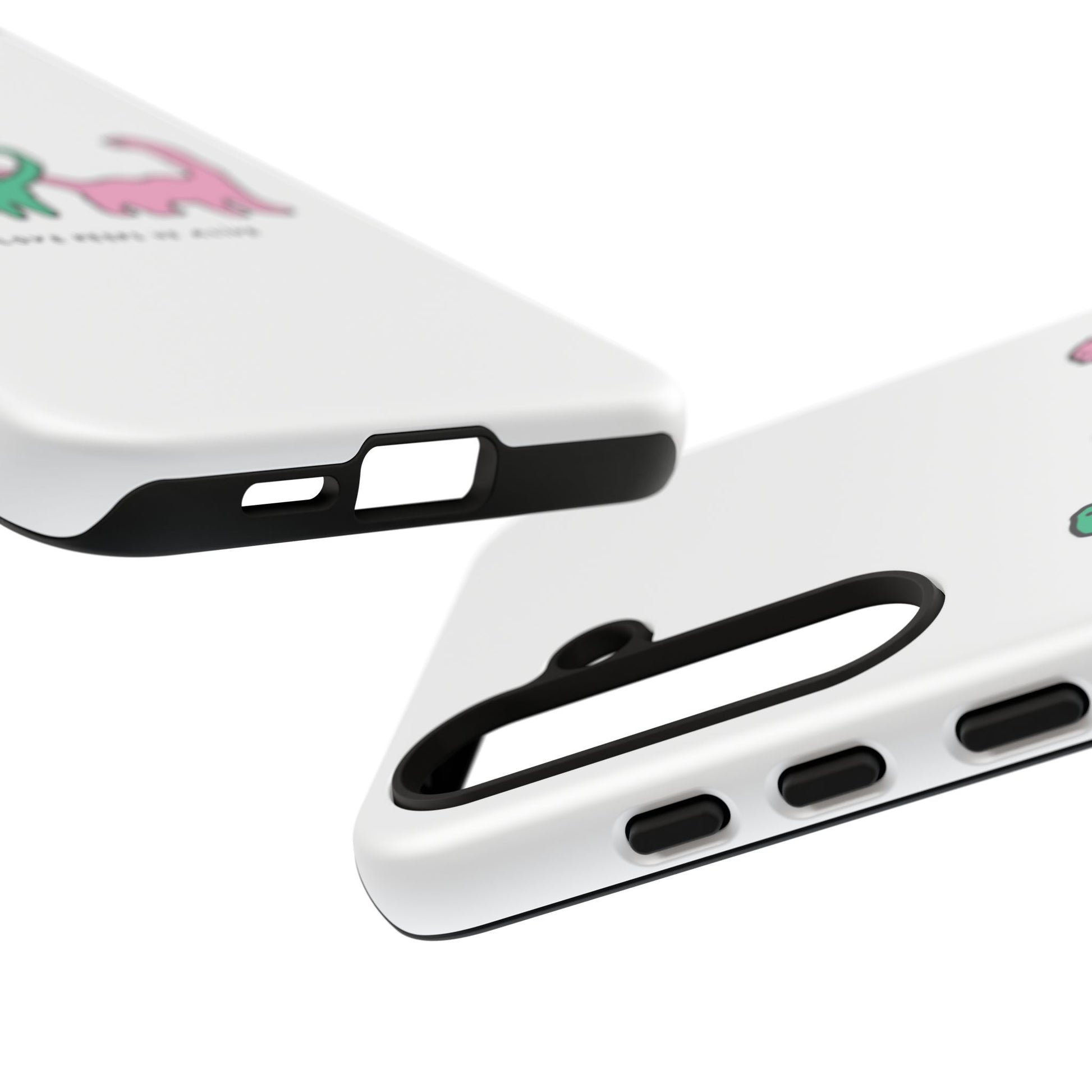 Dino in love phone cases