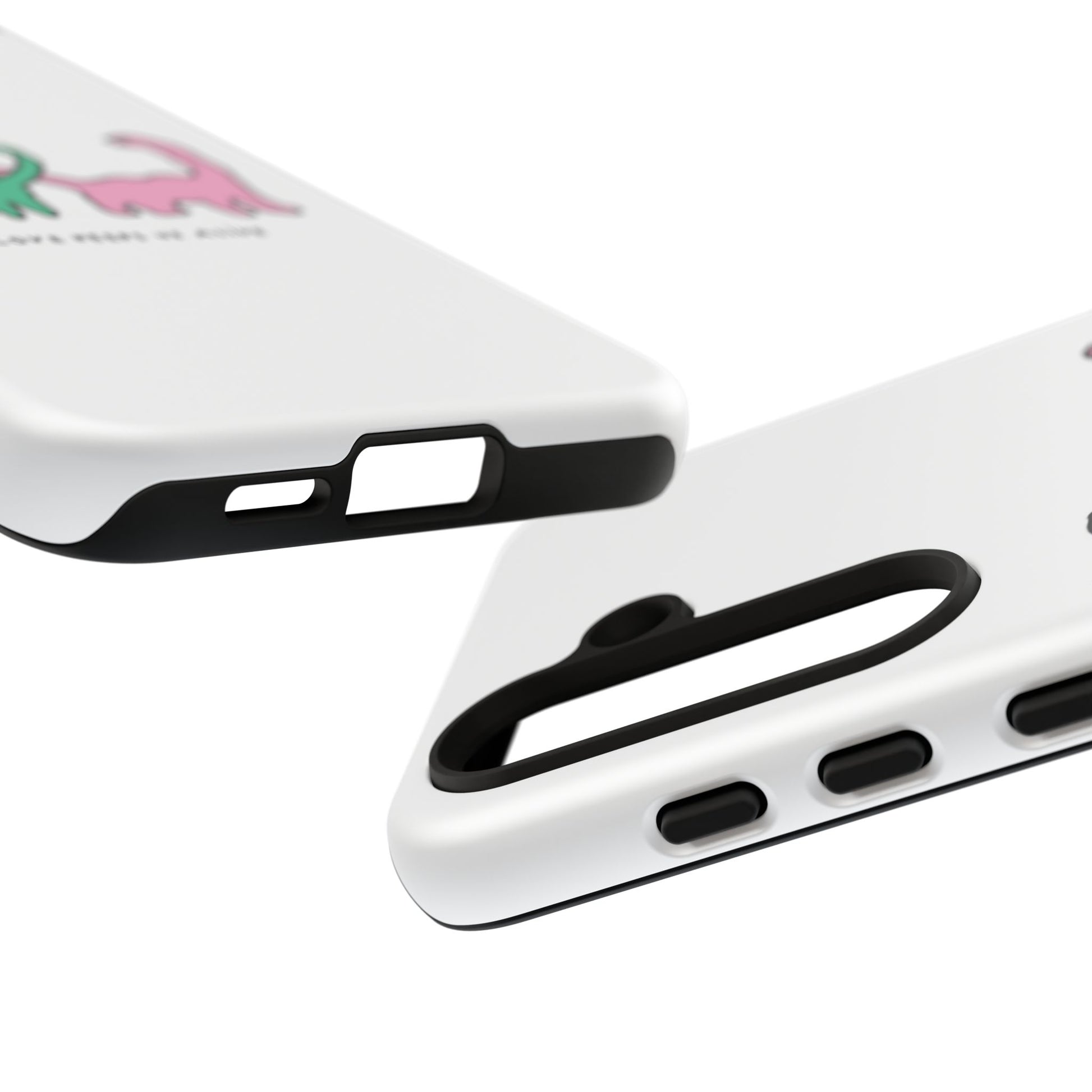Dino in love phone cases
