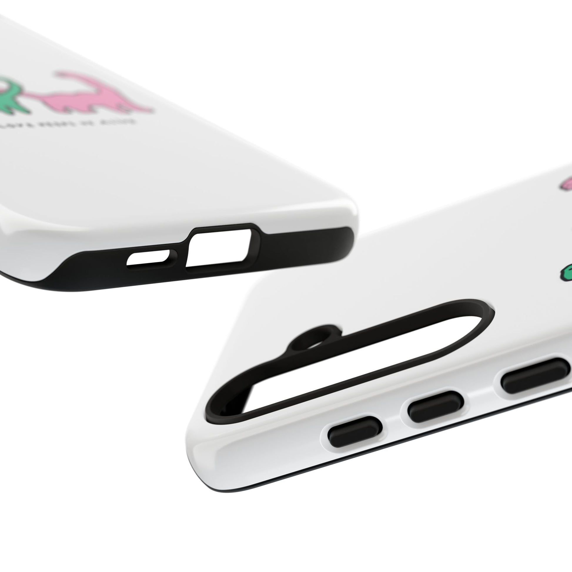 Dino in love phone cases