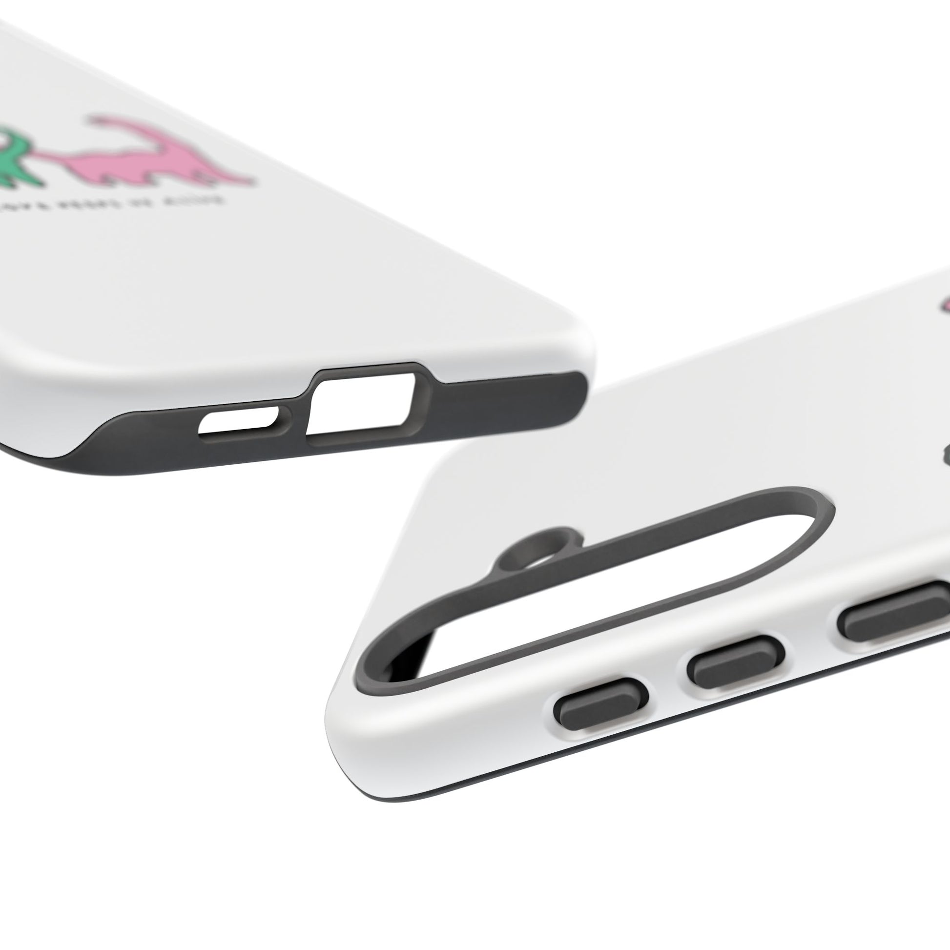 Dino in love phone cases