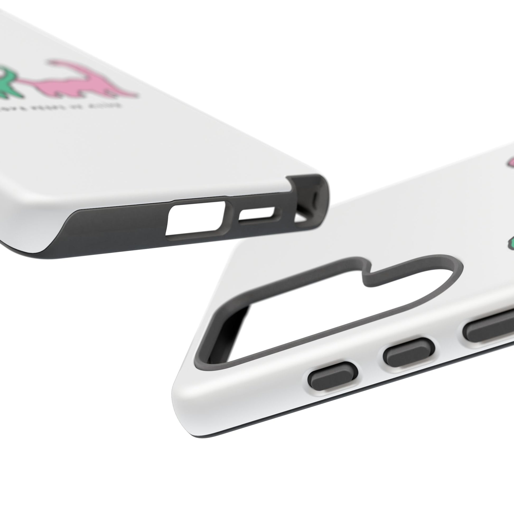 Dino in love phone cases