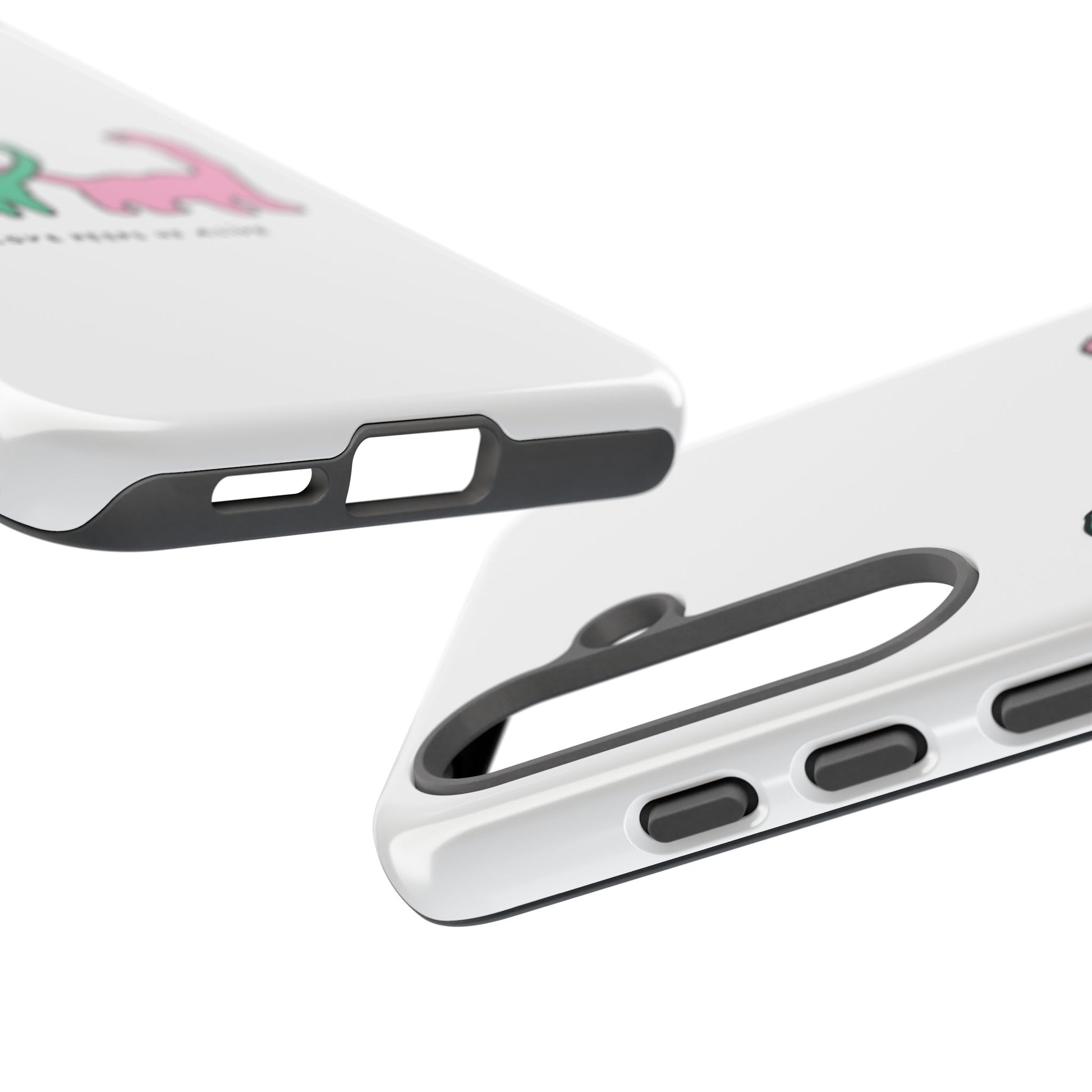 Dino in love phone cases