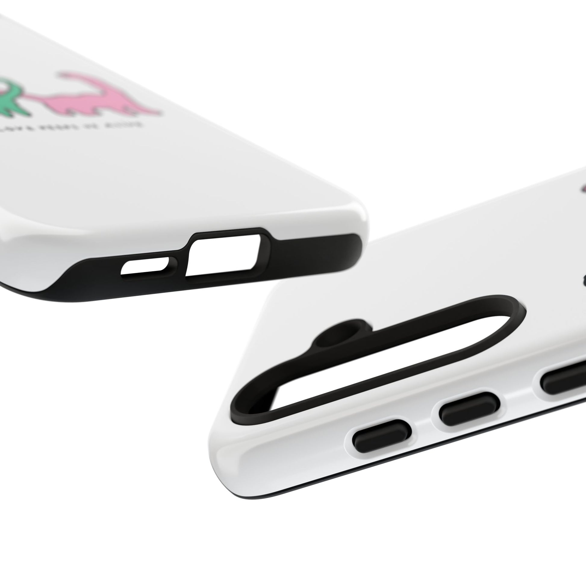 Dino in love phone cases
