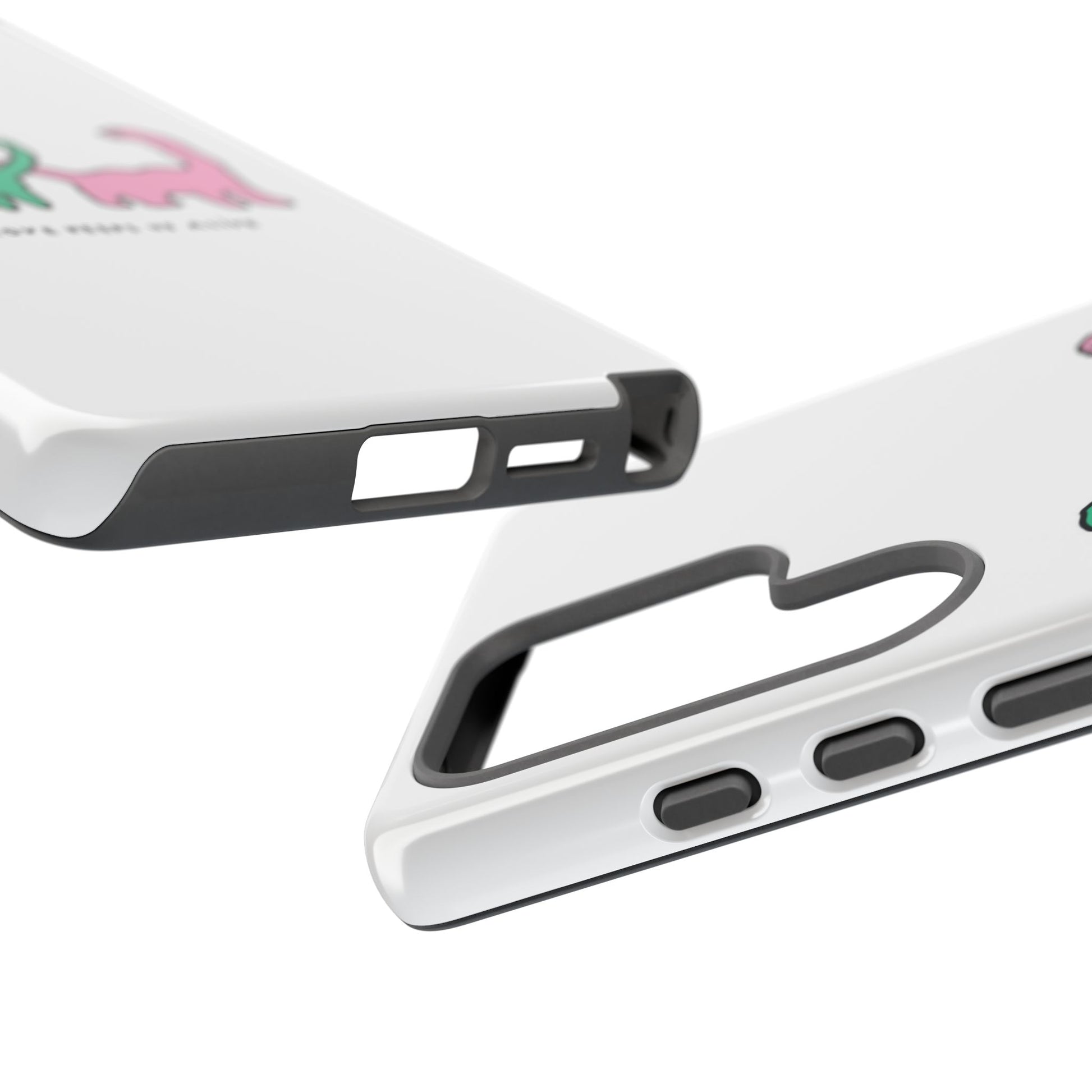 Dino in love phone cases