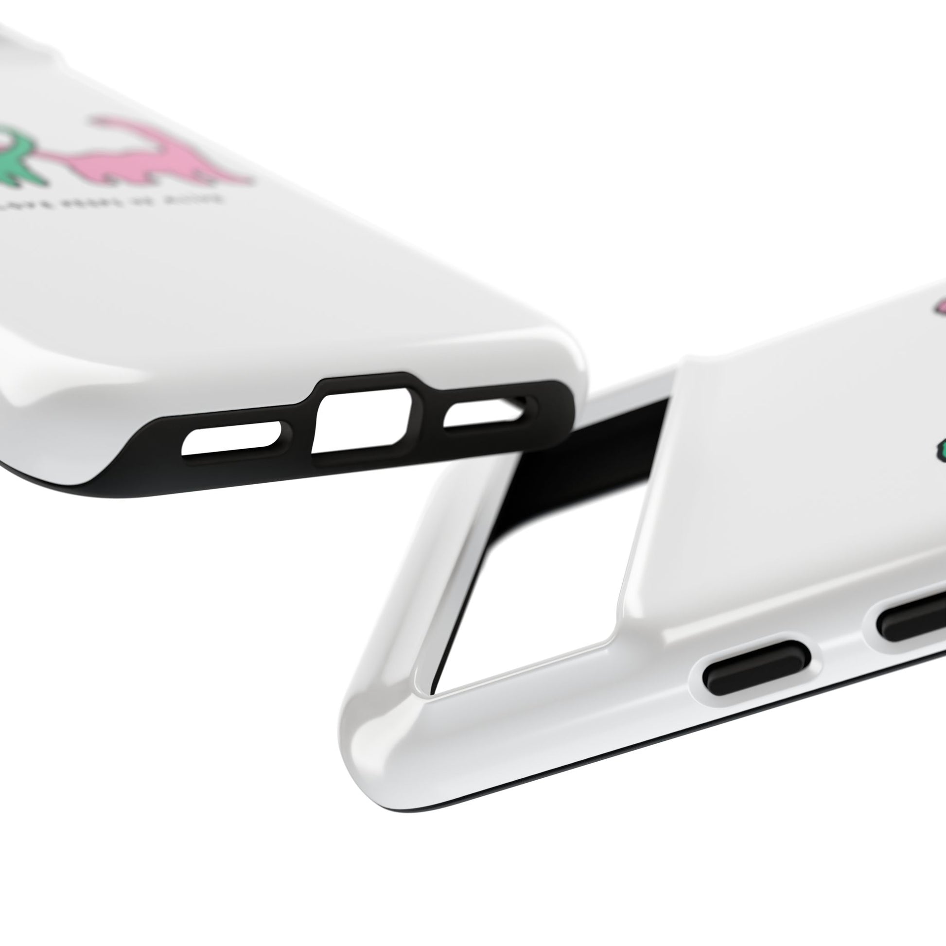 Dino in love phone cases